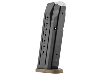 Smith & Wesson 3007345 M&P 17rd 9mmLuger Blued/Brown Floor Plate Steel