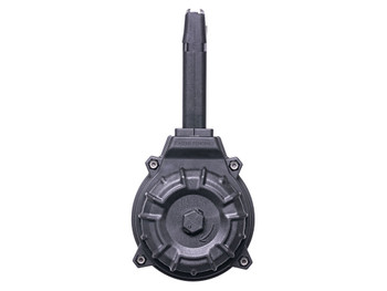 ProMag DRMA11 Standard 50rd Drum 9mm Luger Compatible w/ Glock 17/19 Black DuPont Zytel Polymer