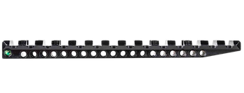 Tapco TAP22044  Scope Base Black Ruger 10/22 20 MOA                                                                                                                                                     
