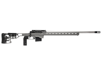 Savage Arms 57559 110 Elite Precision 300 Win Mag 5+1 30" Matte Stainless, Matte Black Rec, Gray Cerakote Adjustable MDT ACC Aluminum Chassis Stock (MB Not Included)