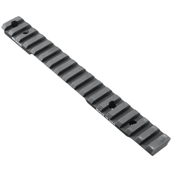 Weaver Mounts 99475 Multi-Slot Base  Extended Black Anodized Aluminum Fits Mossberg Patriot Short Action                                                                                                