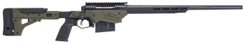 Savage Arms 57552 Axis II Precision 6.5 Creedmoor 10+1 22", Matte Black Barrel/Rec, OD Green Adjustable MDT Aluminum Chassis, Polymer Grip                                                              