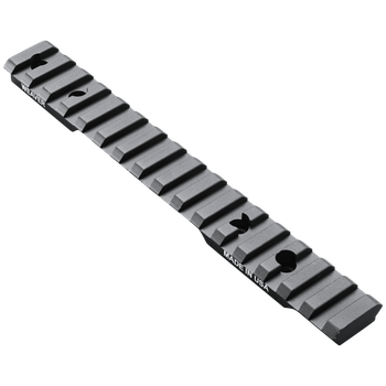 Weaver Mounts 99473 Multi-Slot Base  Extended Black Anodized Aluminum Fits Browning AB3 Short Action                                                                                                    