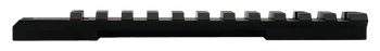 Weatherby J010001 Picatinny Rail  Black Aluminum Weatherby Mark V Weaver Mount Magnum 9-Lug Action 20 MOA                                                                                               