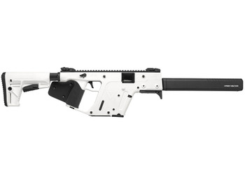 Kriss USA KV90CAP22 Vector CRB G2 *CA Compliant 9mm Luger 10+1 16" Black Barrel Shroud, Alpine White Rec & Fixed Stock, Black California Paddle Grip, Flip Up Sights