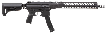 Sig Sauer RMPX16B935 MPX PCC 9mm Luger 35+1 16", Black, Slim M-Lok Handgaurd, Folding Magpul SL-K Stock, Three Chamber Comp, Timney Trigger, Ambi Controls                                              