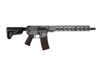 Shark Coast Tactical 300-169-1000-04 Pillager 5.56 NATO 30+1 16" Black Nitride Threaded Barrel, Aluminum Receiver w/Picatinny Rail, M-LOK Handguard, Magpul Collapsible Black Polymer Stock, Brown Magp