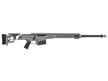Barrett 18480 MRAD 338 Lapua Mag 26" 10+1 Gray Gray Folding with Adjustable LOP Stock Black Polymer Grip Right Hand