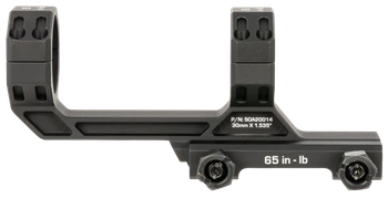 Sig Sauer Electro-Optics SOA20014 Alpha MSR Scope Mount/Ring Combo Black Anodized Aluminum 30mm Tube, 1913 Picatinny Rail Mount                                                                         