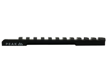 Weatherby J010005 Picatinny Rail Matte Black Aluminum Weatherby Vanguard Weaver Mount Long Action 20 MOA
