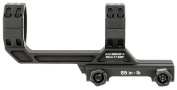 Sig Sauer Electro-Optics SOA20015 Alpha MSR Scope Mount/Ring Combo Black Anodized 34mm | 0 MOA                                                                                                          