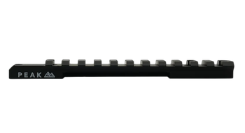 Weatherby J010002 Picatinny Rail Peak 44 Black Aluminum Weatherby Mark V Picatinny Rail/Weaver Mount Standard 6-Lug Action                                                                              