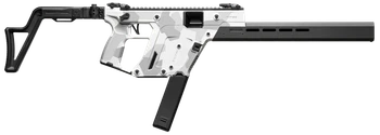 Kriss USA KV103CAD00 Vector CRB Gen3 10mm Auto 33+1 16" Black Nitride Threaded Barrel, Arctic Delta Cerakote Receiver w/Picatinny Rail, M-LOK Handguard, Adjustable Folding Black Stock, White Polymer G