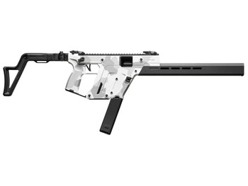 Kriss USA KV103CAD00 Vector CRB Gen3 10mm Auto 33+1 16" Black Nitride Threaded Barrel, Arctic Delta Cerakote Receiver w/Picatinny Rail, M-LOK Handguard, Adjustable Folding Black Stock, White Polymer G