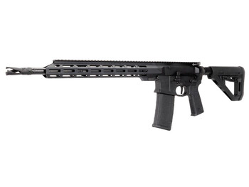 US Palm RI00010001AAN Cat4 Storm 5.56 NATO 30+1 16" Black Threaded Barrel, Matte Black Receiver w/Picatinny Rail, M-LOK Handguard, Adjustable Black Polymer Stock, Reduced Angle Grip, Ambidextrous