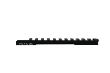 Weatherby J010003 Picatinny Rail  Matte Black Aluminum Weatherby Model 307 Integrated Weaver Mount Long Action 20 MOA                                                                                   