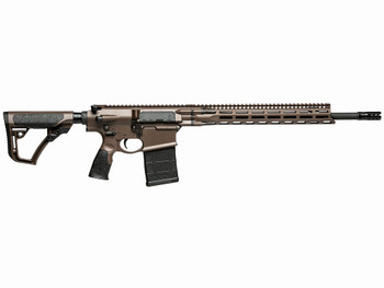 Daniel Defense 0215820057047 DD5 V4 Gen II 6.5 Creedmoor 18" 20+1 Mil-Spec Brown Cerakote Black 6 Position w/SoftTouch Overmolding Stock MLOK