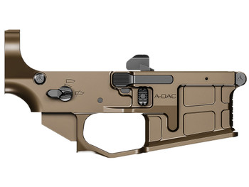 Radian Weapons R0389 A-DAC 15 Lower Receiver Aluminum Radian Brown Cerakote AR Platform