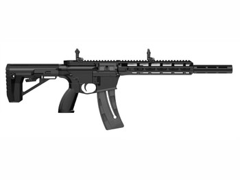 Retay USA RA1522BLKPOLYMLOK RA1522 22LR 25+1 18" Black Chrome Threaded Barrel, Black Chrome Polymer Receiver w/ Picatinny Rail, M-LOK Handguard Adjustable Polymer Stock Black Polymer Grip