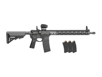 Springfield Armory STV916556BLCV2B5PAC SAINT Victor V2 Gear Pac 5.56 NATO 10+1 16" Black Melonite Barrel, Black Hardcoat Anodize Aluminum Receiver w/Picatinny Rail, M-LOK Handguard, B5 Enhanced SOPMOD