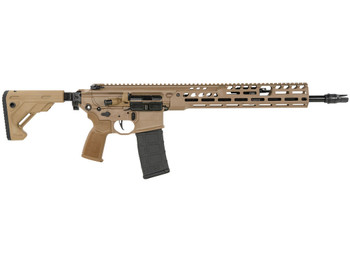 Sig Sauer RMCX556N16BIR MCX Spear LT 5.56 NATO 30rd 16" Black FNC Flat Dark Earth Aluminum Stock