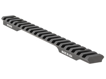 Weaver Mounts 99465 Multi-Slot Base Extended Black Aluminum Fits Savage 110 Long Action 0 MOA