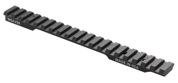 Weaver Mounts 99469 Multi-Slot Base  Extended Black Anodized Aluminum Fits Ruger American Short Action                                                                                                  