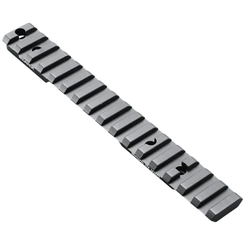 Weaver Mounts 99504 Multi-Slot Base  Extended Black Anodized Aluminum Fits Remington 700 Short Action 20 MOA                                                                                            