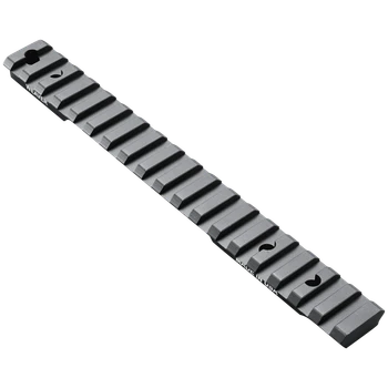 Weaver Mounts 99474 Multi-Slot Base  Extended Black Anodized Aluminum Fits Mossberg Patriot Long Action                                                                                                 