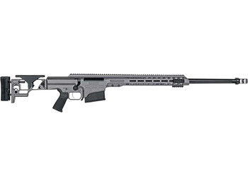 Barrett 18486 MRAD 300 Norma Mag 26" 10+1 Tungsten Gray Cerakote Rec Tungsten Gray Side Folding with Adjustable Comb Stock Black Polymer Grip Right Hand