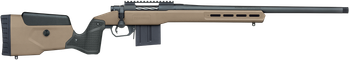 Mossberg 28149 Patriot LR Tactical 308 Win 7+1 24" Matte Blued Threaded Bull Barrel, Matte Blued Picatinny Rail MDT Oryx Tactical M-LOK Flat Dark Earth Synthetic Stock, Right Hand                     