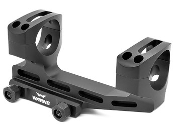 Warne SHXSKEL34TW X-SKEL Scope Mount/Ring Combo Black Anodized 34mm