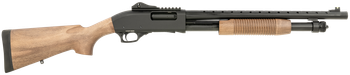 Tokarev USA 21000408 TX3  12 Gauge 18.50" 3" 5+1, Black Metal Finish, Turkish Walnut Stock, Fiber Optic & Ghost Ring Sight (Accepts Mossberg 590 Furniture)                                             