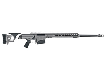 Barrett 18498 MRAD 6.5 Creedmoor 24" 10+1 Tungsten Gray Cerakote Gray Fixed Adjustable Comb Stock Black Polymer Grip Right Hand