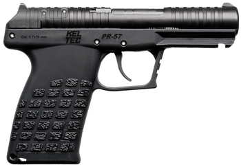 Kel-Tec PR57BLK PR57  Compact Frame 5.7x28mm 20+1 4" Black Steel Barrel, Black Optic Ready/Serrated Slide, Black Textured Grip                                                                          