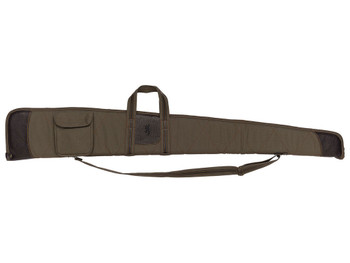 Browning 1415048452 Laredo Shotgun Case Olive w/ Brown Accents Canvas/Leather