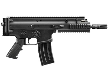FN 38101240 SCAR 15P 5.56x45mm 30+1 7.50" Black Chrome Lined Steel Barrel, Black Anodized Aluminum Picatinny Rail Receiver, Black Polymer Grip, Ambidextrous