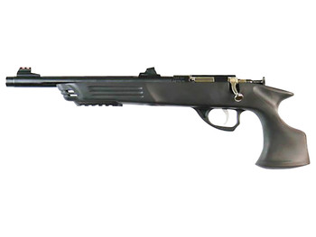 Crickett KSA793 Adult Pistol 22 WMR 1rd Blued Barrel 10.50" Blued Steel Threaded Barrel, Black Synthetic Grips