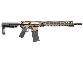 Patriot Ordnance Factory 00910 Renegade + 223 Rem,5.56x45mm NATO 16.50" 30+1 Burnt Bronze 6 Position MFT BMS Minimalist Stock
