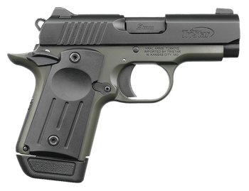 TriStar 85714 Protege X  Sub-Compact Frame 9mm Luger 7+1 3.20" Black Steel Barrel, Black Cerakote Serrated Steel Slide, OD Green Cerakote Frame, Black Polymer Grip                                     