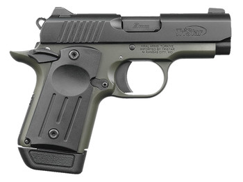 TriStar 85714 Protege X Sub-Compact Frame 9mm Luger 7+1 3.20" Black Steel Barrel, Black Cerakote Serrated Steel Slide, OD Green Cerakote Frame, Black Polymer Grip