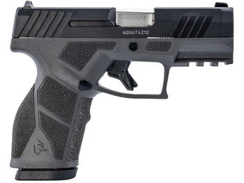 Taurus 1-GX2931G-10 GX2 9mm Luger 10+1 3.37" Matte Stainless Steel Barrel, Matte Black Serrated Stainless Steel Slide, Gray Polymer Frame w/Picatinny Rail, Polymer Grip