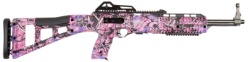 Hi-Point 3895TSPI 3895TS Carbine 380 ACP 10+1 16.50" Threaded Barrel, Country Girl Metal Finish, Country Girl Camo Fixed All Weather Skeletonized Stock & Polymer Grip                                  