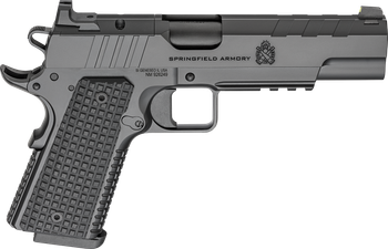 Springfield Armory PX9229LAOS 1911 Emissary 9mm 9+1 5" Stainless Steel Barrel Optic Ready Black Carbon Steel Slide VZ Grips Thin-Line G10 Grip                                                          