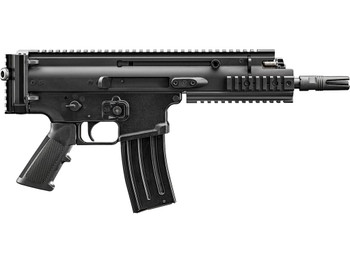 FN 38101244 SCAR 15P 5.56x45mm 10+1 7.50" Black Anodized Chrome Lined Steel Barrel, Black Anodized Aluminum Picatinny Rail Receiver, Black Polymer Grip, Ambidextrous
