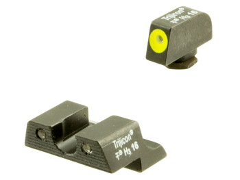 Trijicon 600784 HD Night Sights Green/Tritium Yellow Outline Front Sight-Green Tritium Black Outline Rear Sight Glock 42/43 Small Frame