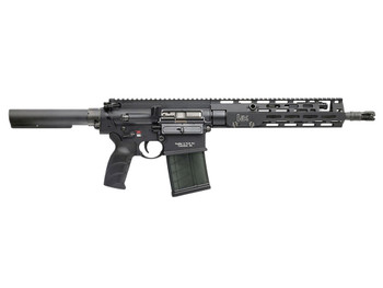 HK 81001052 MR762 A4 7.62x51mm 20+1 13" Threaded Barrel, M-LOK Handguard, Black Receiver w/Picatinny Rail, Black Pistol Tube, Black Ergonomic Grip