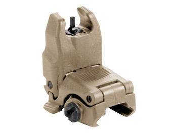 Magpul MAG247-FDE MBUS Sight Front Black Folding for AR-15/M16