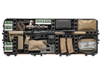 Magpul MAG1301-BLK DAKA Grid Organizer Black Polypropylene for Pelican 730 Vault Tactical Rifle Case