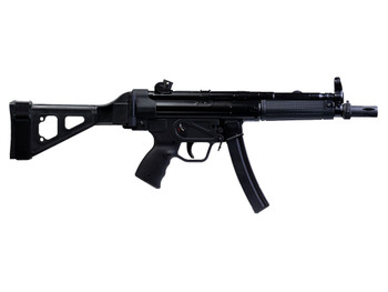 Century Arms HG6034SB-N AP5 P 9mm Luger 30+1 9" Black Threaded Barrel, Black Synthetic SB Tactical Brace, Black Polymer Pistol Grip
